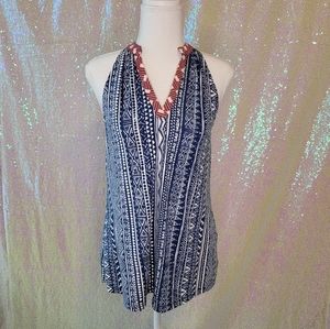 Pattern Racerback Tank Top